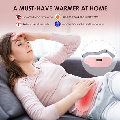 Heated Massage Warming Palace Belt for Girls during Menstrual Period Auntie Nuangongbao Intelligent Heating Waist Massage Device