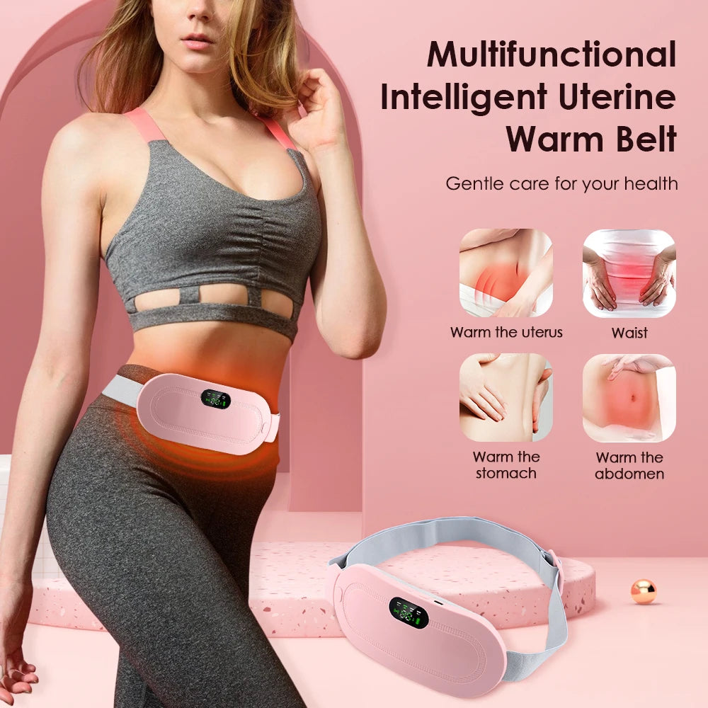 Heated Massage Warming Palace Belt for Girls during Menstrual Period Auntie Nuangongbao Intelligent Heating Waist Massage Device